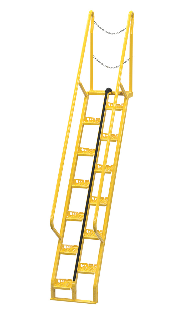 96"H Alternating Tread Stairs w/ 13 Steps