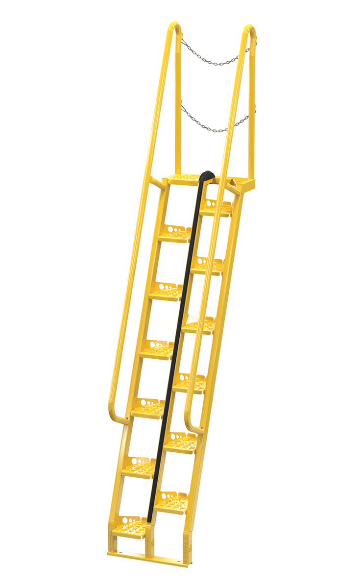 96"H Alternating Tread Stairs w/ 11 Steps