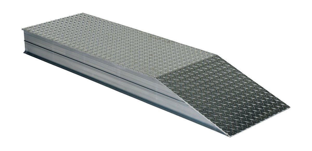 18" x 114" x 10" Aluminum Wheel Risers w/ 84" Level