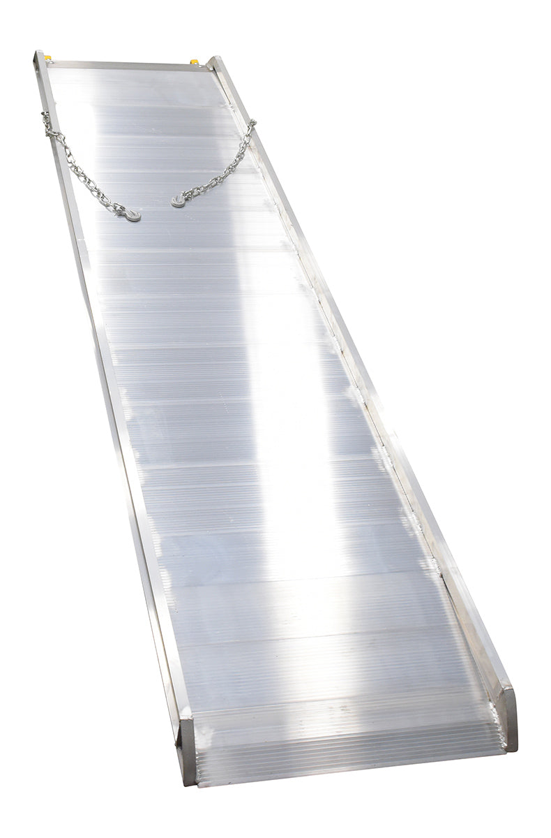 28"W x 10'L Steel Hook Style Aluminum Walk Ramp