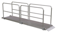 Thumbnail for ALUM WALK RAMP W/RAIL OVERLAP 144 X 28IN