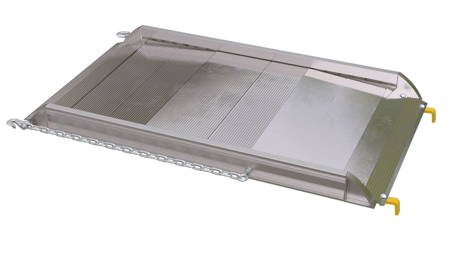 28"W x 6'L Steel Hook Style Aluminum Walk Ramp