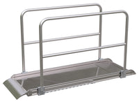 Thumbnail for ALUM WALK RAMP W/RAIL OVERLAP 84 X 28 IN