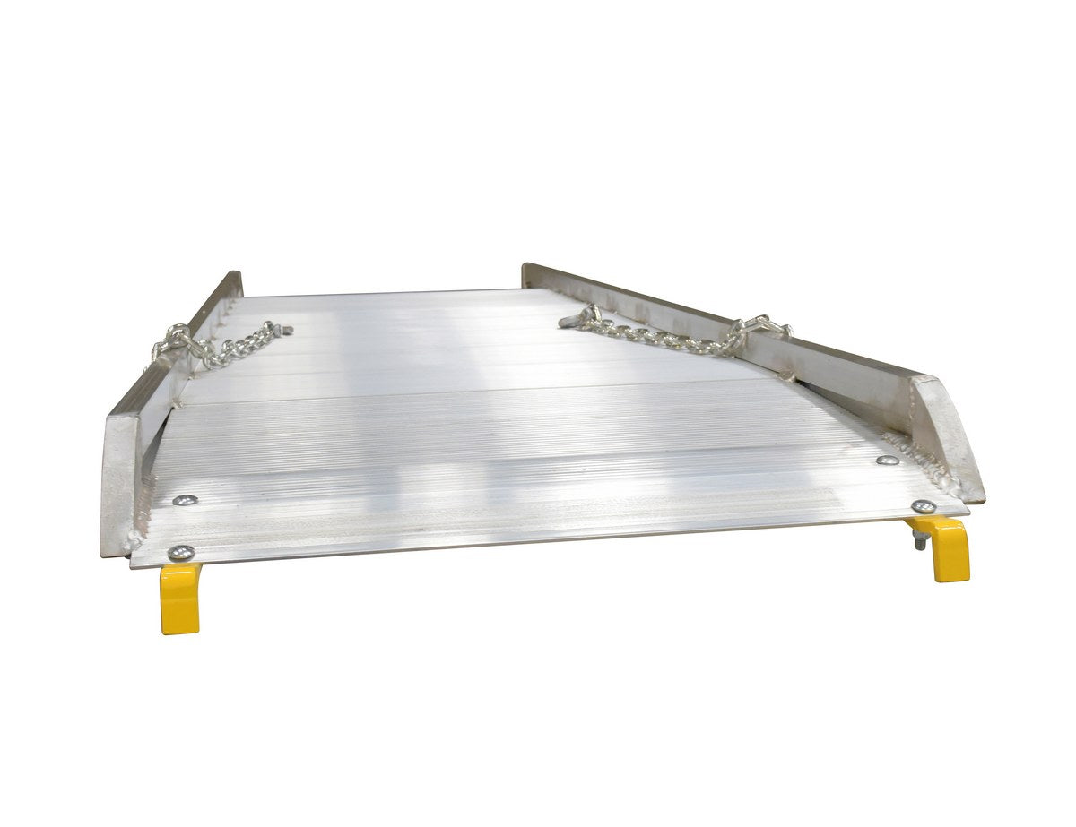 28"W x 8'L Steel Hook Style Aluminum Walk Ramp