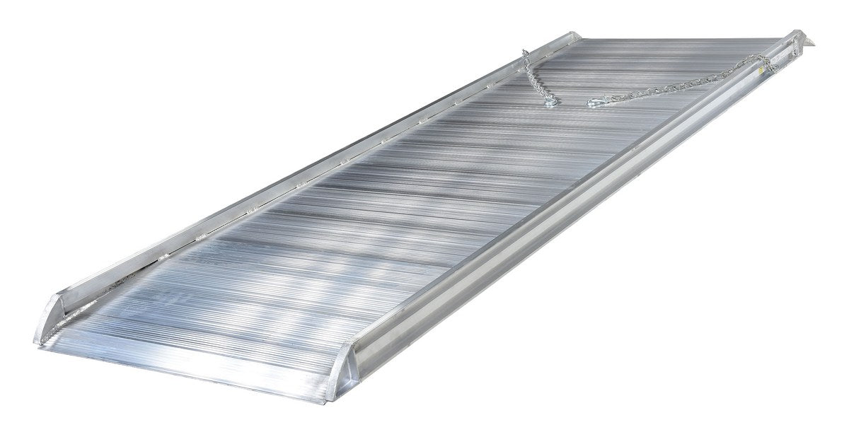 38"W x 10'L Overlapping Style Aluminum Walk Ramp