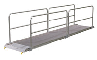 Thumbnail for ALUM WALK RAMP W/RAIL HOOK 192 X 38 IN