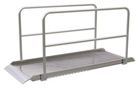 Thumbnail for ALUM WALK RAMP W/RAIL OVERLAP 96 X 38 IN