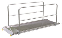 Thumbnail for ALUM WALK RAMP W/RAIL HOOK 108 X 38 IN