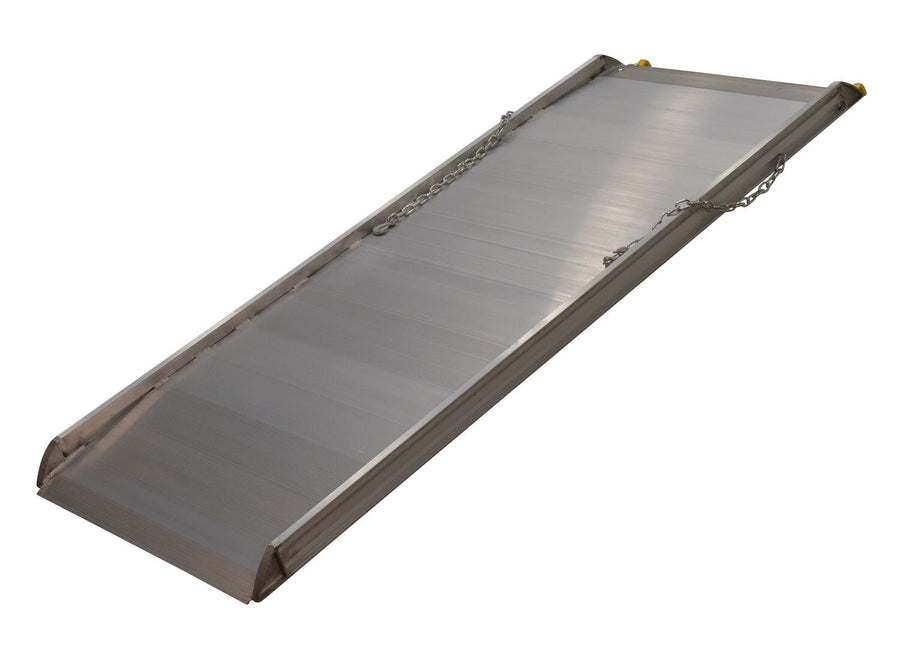 38"W x 9'L Steel Hook Style Aluminum Walk Ramp
