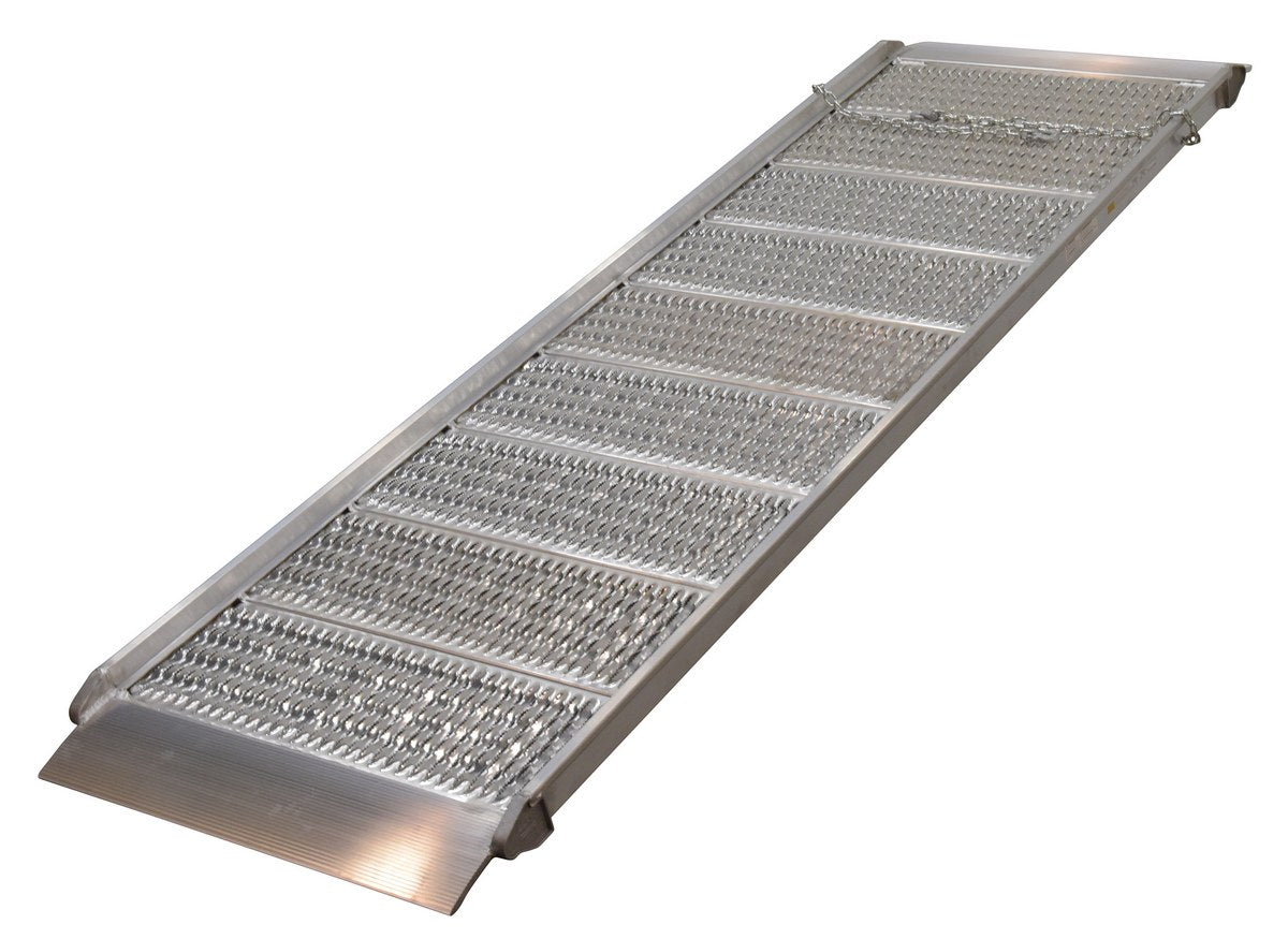 38"W x 10'L Grating Style Aluminum Walk Ramp