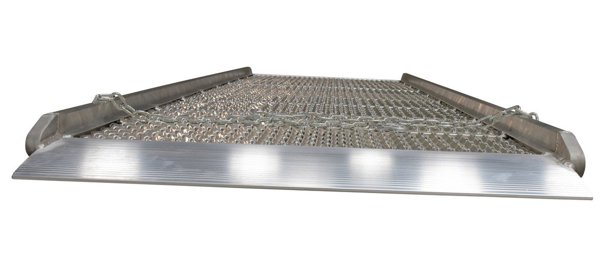 38"W x 10'L Grating Style Aluminum Walk Ramp