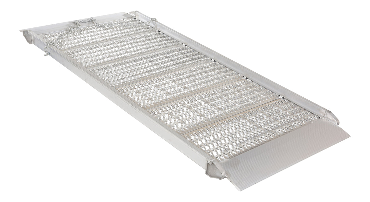38"W x 7'L Grating Style Aluminum Walk Ramp