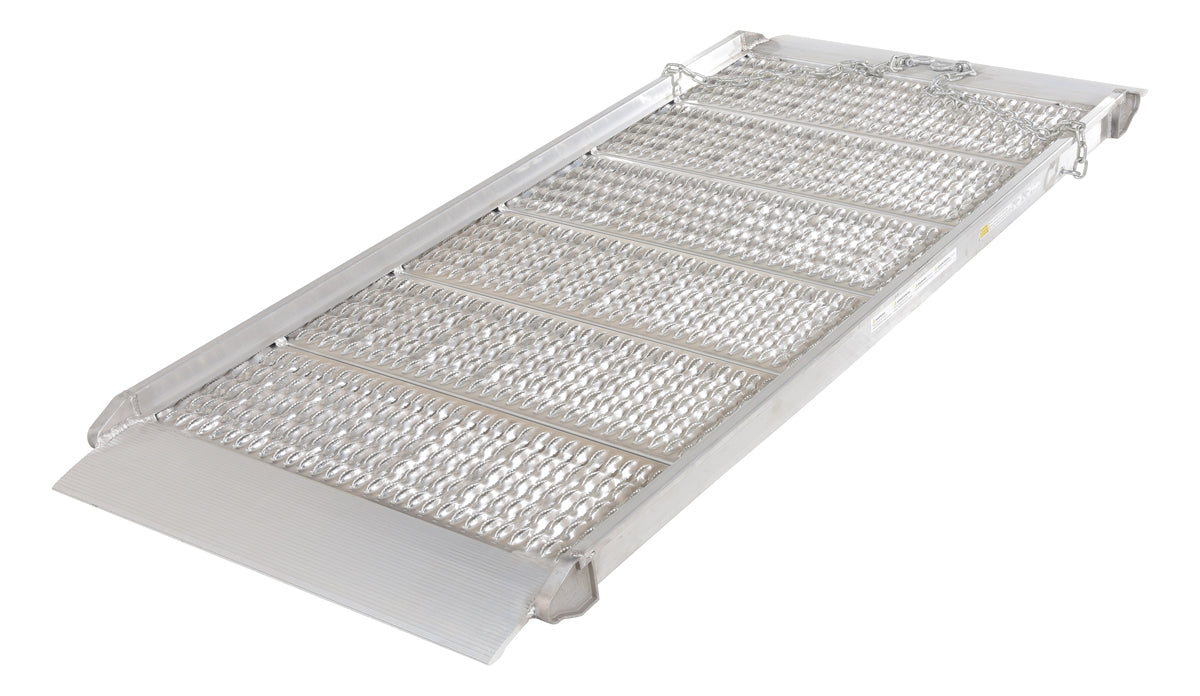 38"W x 7'L Grating Style Aluminum Walk Ramp