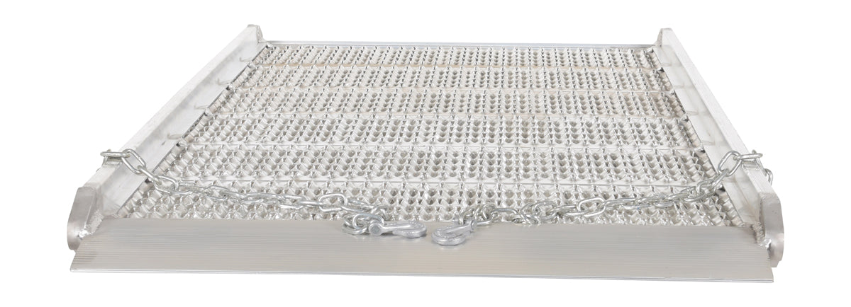 38"W x 7'L Grating Style Aluminum Walk Ramp
