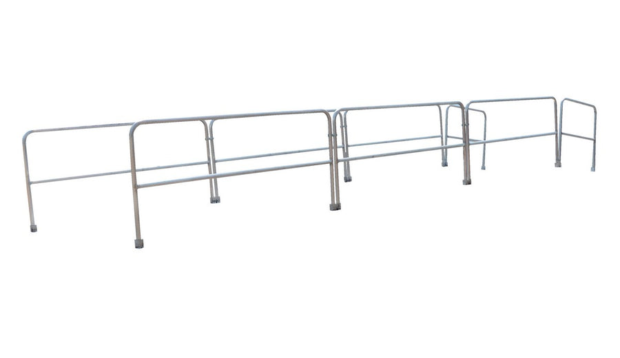 ALUMINUM YARD RAMP REMOVABLE ALUM RAIL - Model AY-RAHDRL