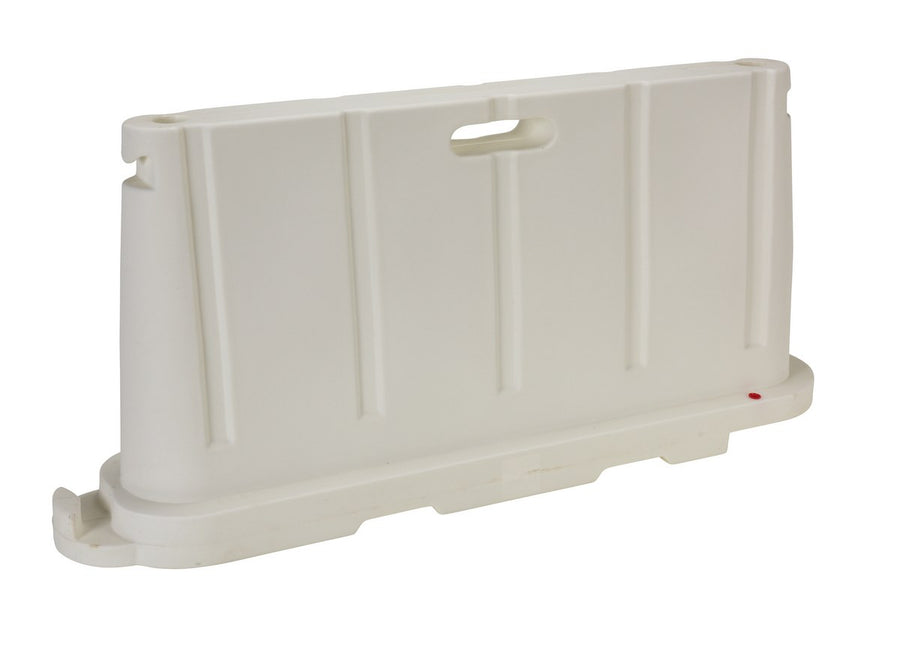 STACKABLE POLY BARRICADE WHITE - Model BCD-7636-WH