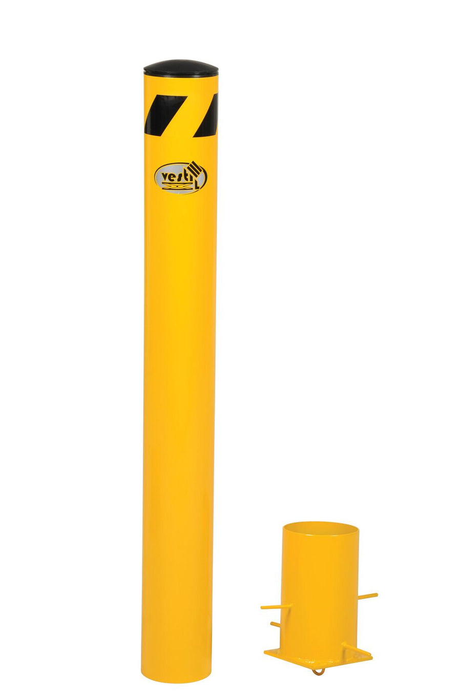 REMOVABLE STL PIPE SAFETY BOLLARD 72X5.5