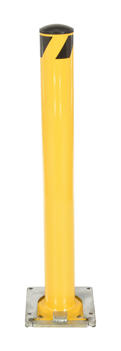 42"H x 4.5"D Removable Surface Mounted Steel Bollard