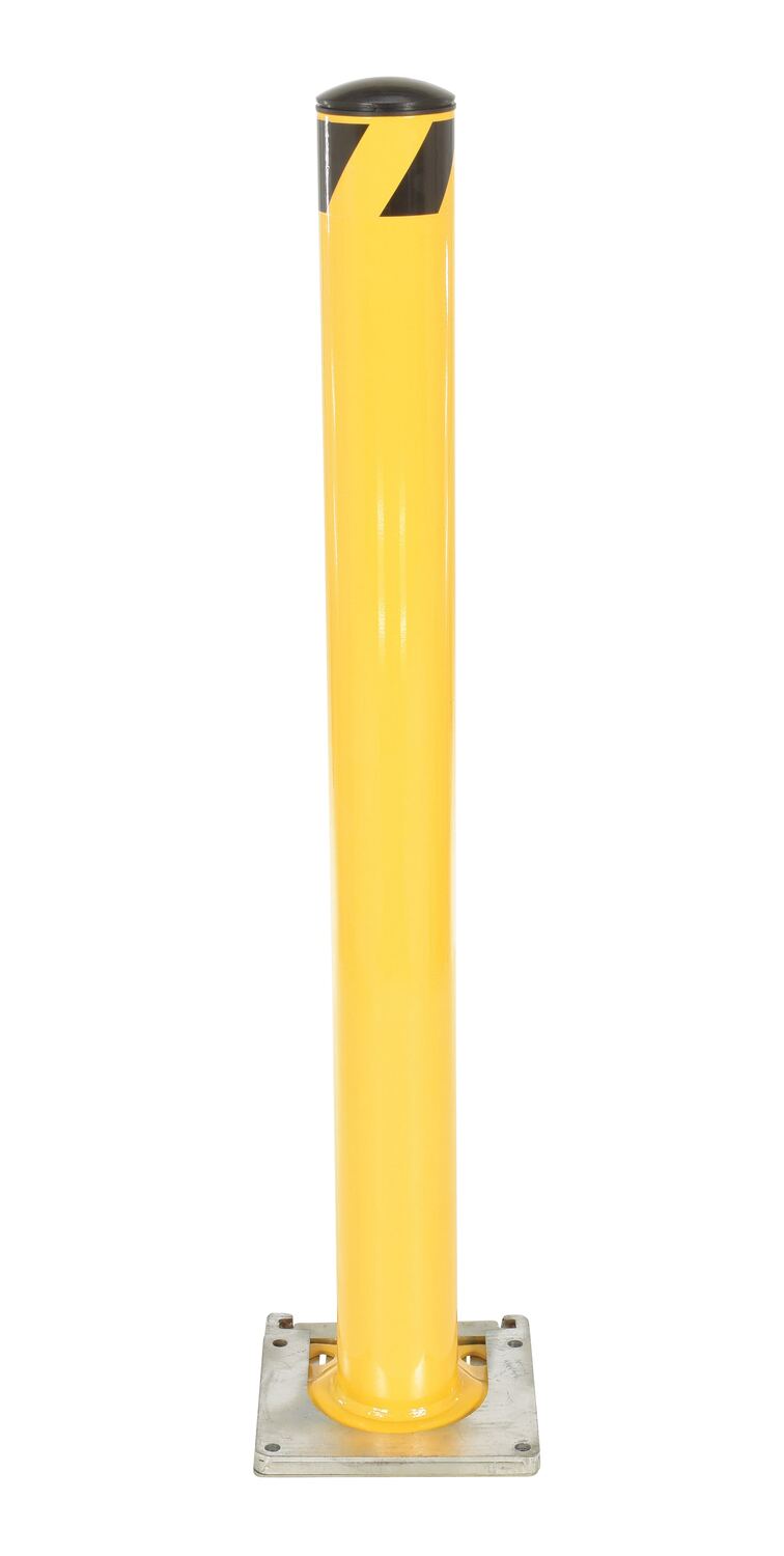 48"H x 4.5"D Removable Surface Mounted Steel Bollard