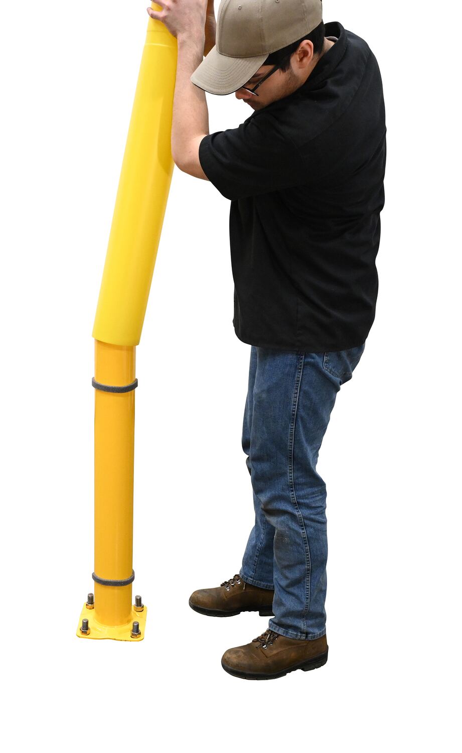 PLASTIC BOLLARD POST COVER 48 X 5.06 - Model BPC-48-4-5