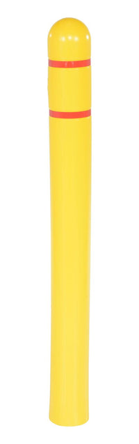 Thumbnail for PLASTIC BOLLARD W-RED TAPE 7.125 X 52 IN - Model BPC-7L