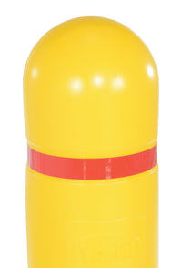 Thumbnail for PLASTIC BOLLARD W-RED TAPE 7.125 X 52 IN - Model BPC-7L