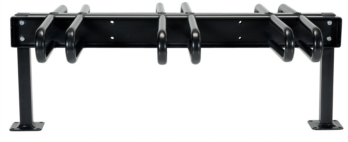 40"L x 28"W x 26"H Ground Flange Bicycle Storage Rack