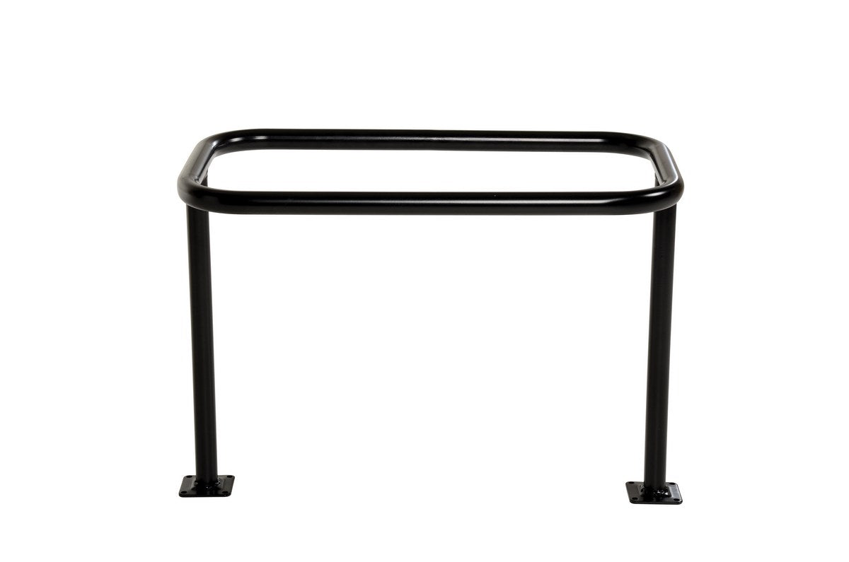 36"L x 20"W x 26"H Ground Flange Bicycle Storage Rack