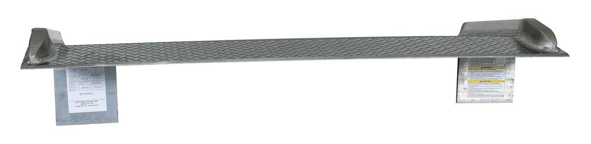 60" x 30" Aluminum Dockboard w/ Weld Aluminum Curb - 5,000-lbs Capacity