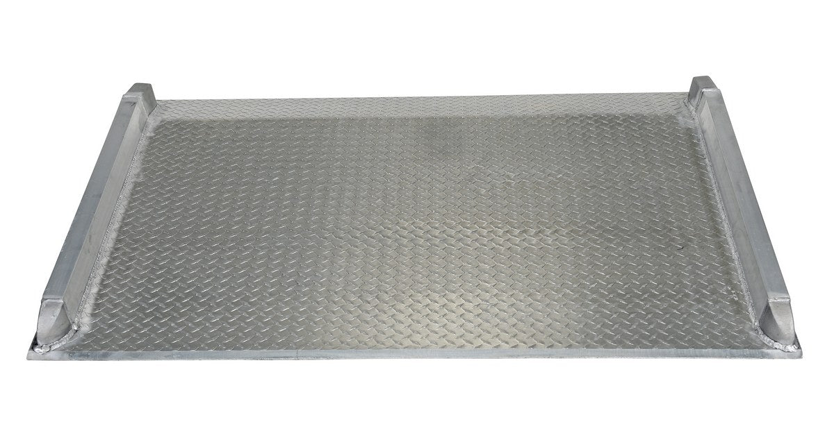 60" x 48" Aluminum Dockboard w/ Weld Aluminum Curb - 10,000-lbs Capacity
