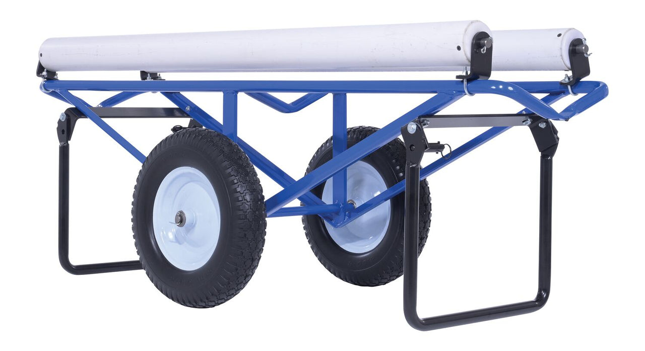 Portable Carpet Dispenser Dolly w/ Foam Filled Wheels