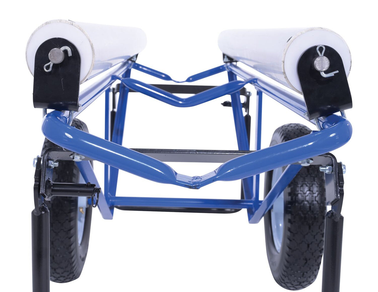 Portable Carpet Dispenser Dolly w/ Foam Filled Wheels