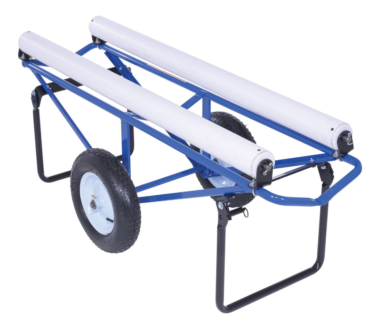 Portable Carpet Dispenser Dolly w/ Fully Pneumatic Wheels