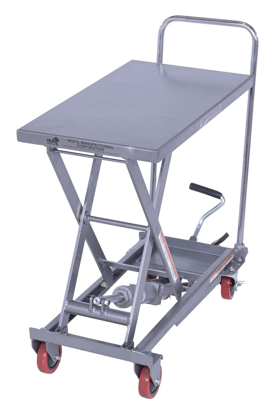 ALUMINUM ELEVATING CART 220LB 15.75X27