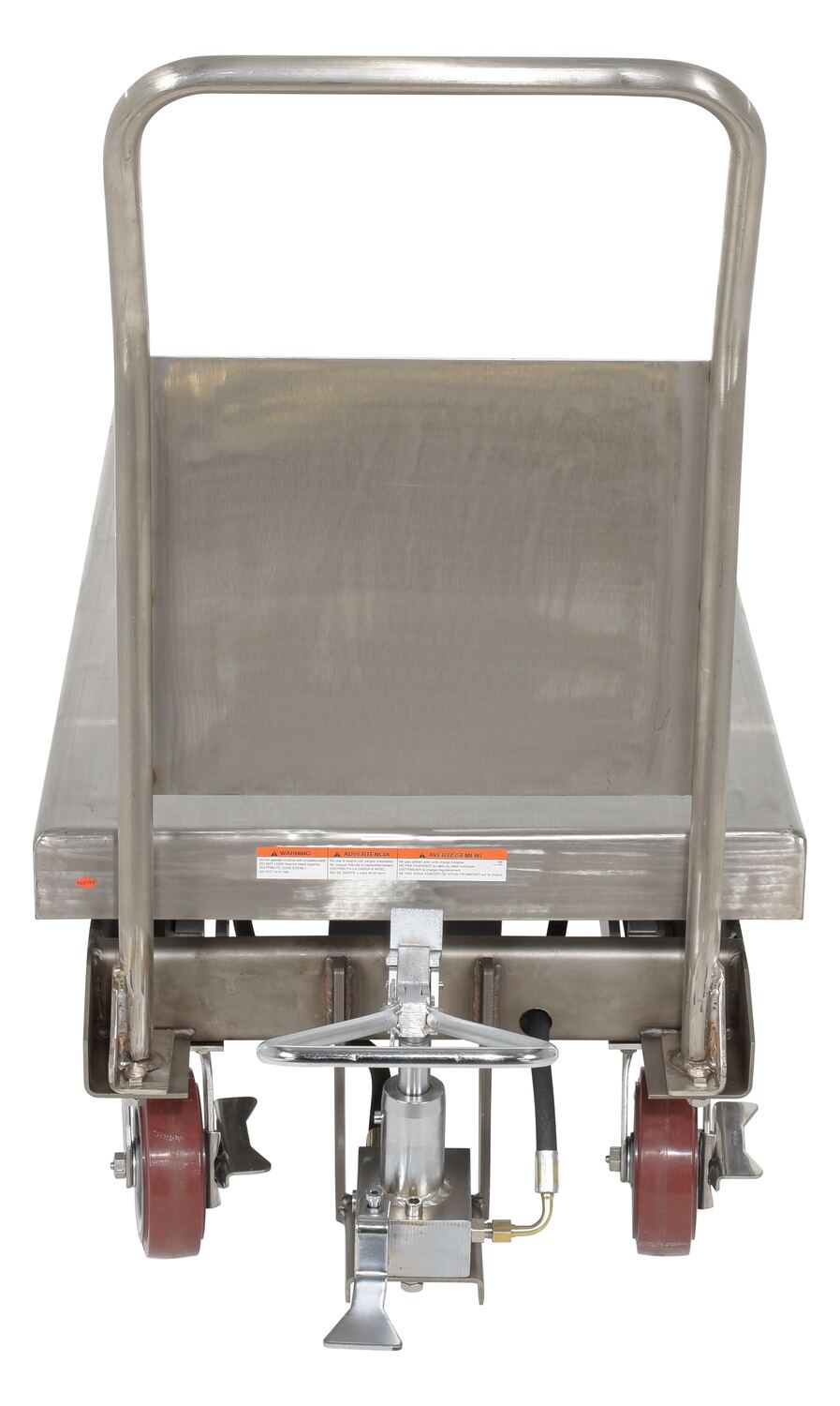 PARTIALLY SS ELEVATING CART 2K 24 X 47