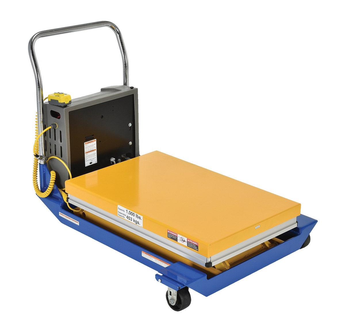 24" x 36" DC Powered Scissor Cart w/ 1,000-lbs Capacity