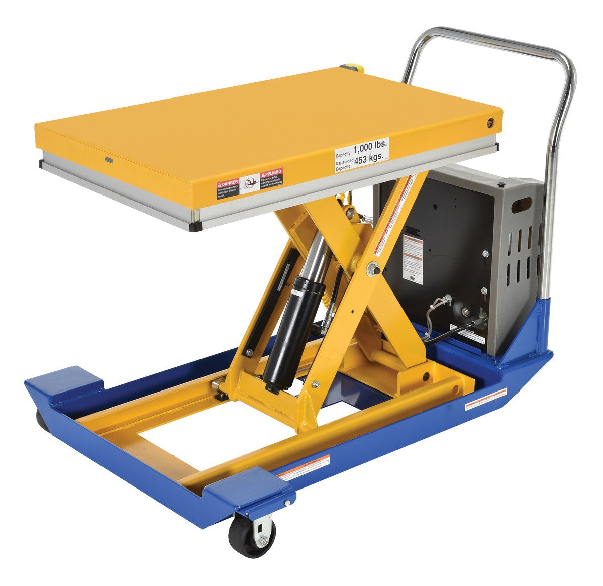 24" x 36" DC Powered Scissor Cart w/ 1,000-lbs Capacity