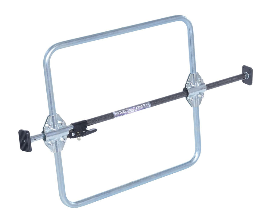 1 Piece Galvanized Steel Cargo Bar 104"L x 4-5/8"W 23-15/16"H With Hoops Silver