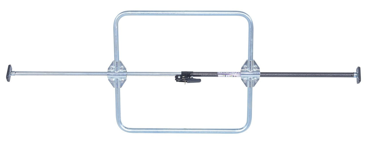 1 Piece Galvanized Steel Cargo Bar 104"L x 4-5/8"W 23-15/16"H With Hoops Silver