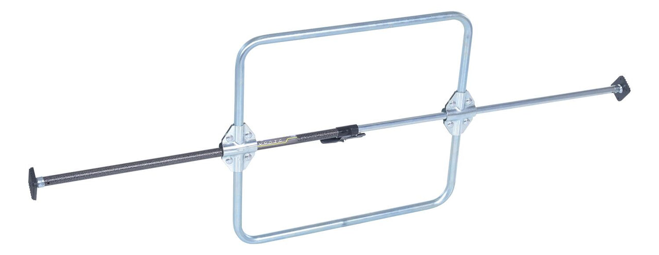 1 Piece Galvanized Steel Cargo Bar 104"L x 4-5/8"W 23-15/16"H With Hoops Silver