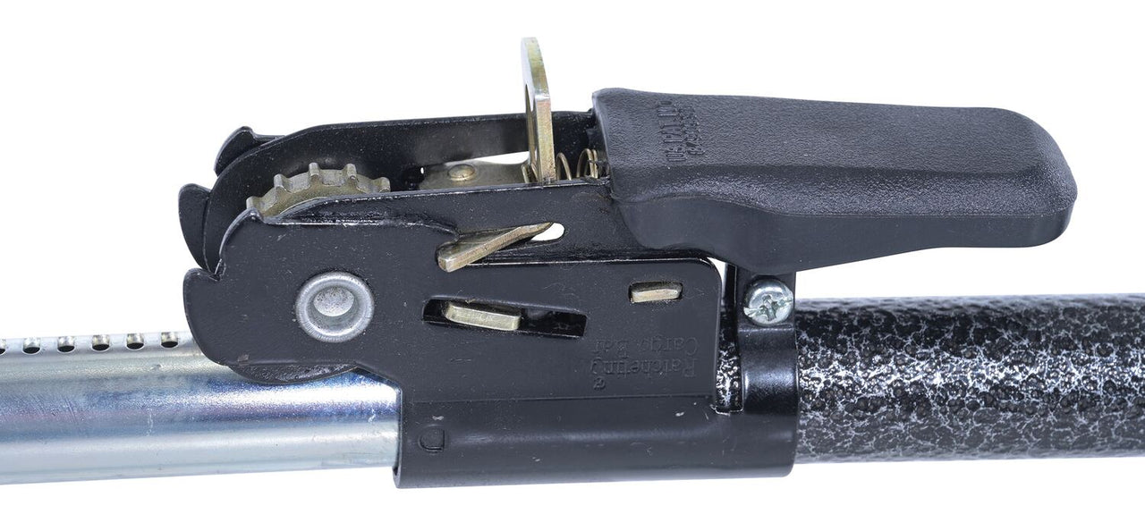 1 Piece Galvanized Steel Cargo Bar 104"L x 4-5/8"W 23-15/16"H With Hoops Silver