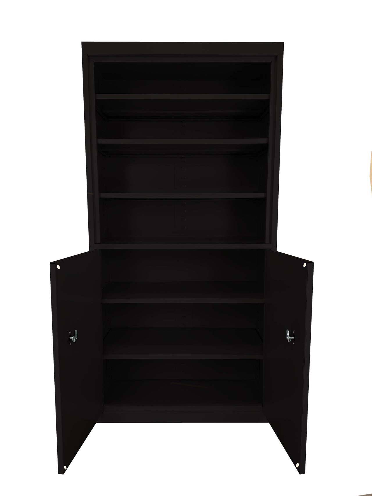 Steel Cabinets USA Multi Purpose Storage-Cabinet Bookcase - 36x18x72 Black
