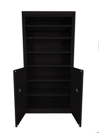 Thumbnail for Steel Cabinets USA Multi Purpose Storage-Cabinet Bookcase - 36x18x72 Black
