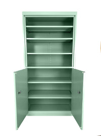 Thumbnail for Steel Cabinets USA Multi Purpose Storage-Cabinet Bookcase - 36x18x72 Pastel Green