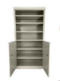 Thumbnail for Steel Cabinets USA Multi Purpose Storage-Cabinet Bookcase - 36x18x72 Putty