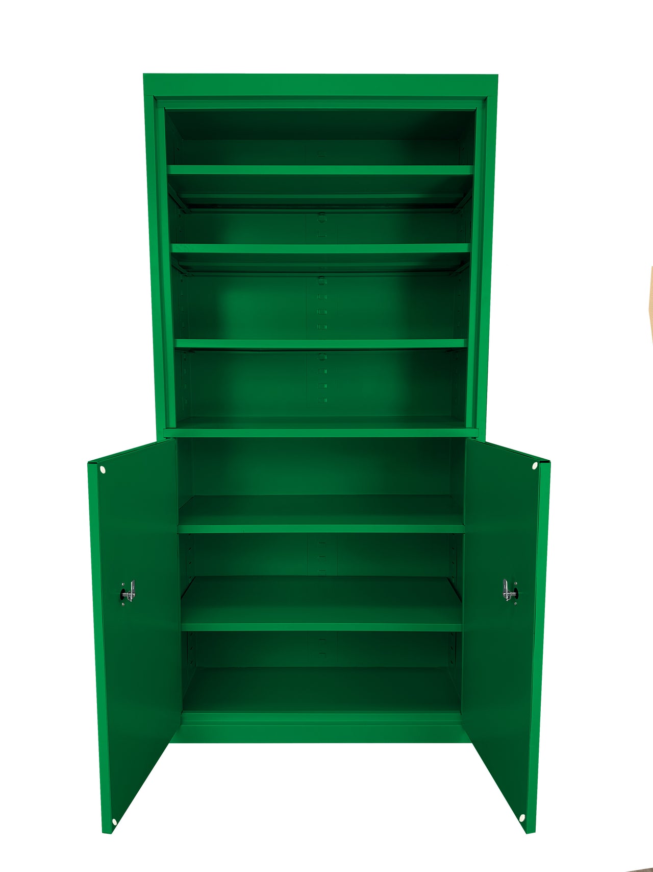 Steel Cabinets USA Multi Purpose Storage-Cabinet Bookcase - 36x18x72 Pure Green