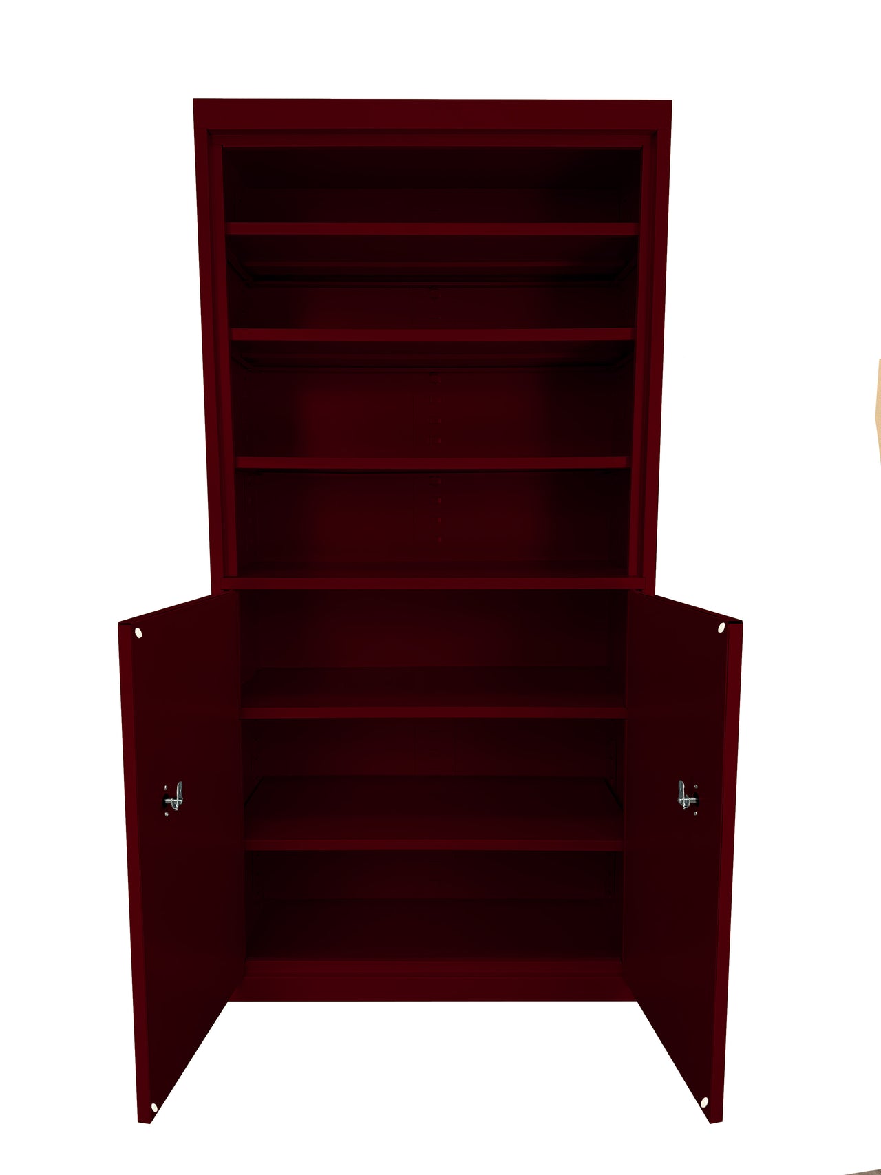 Steel Cabinets USA Multi Purpose Storage-Cabinet Bookcase - 36x18x72 Wine Red