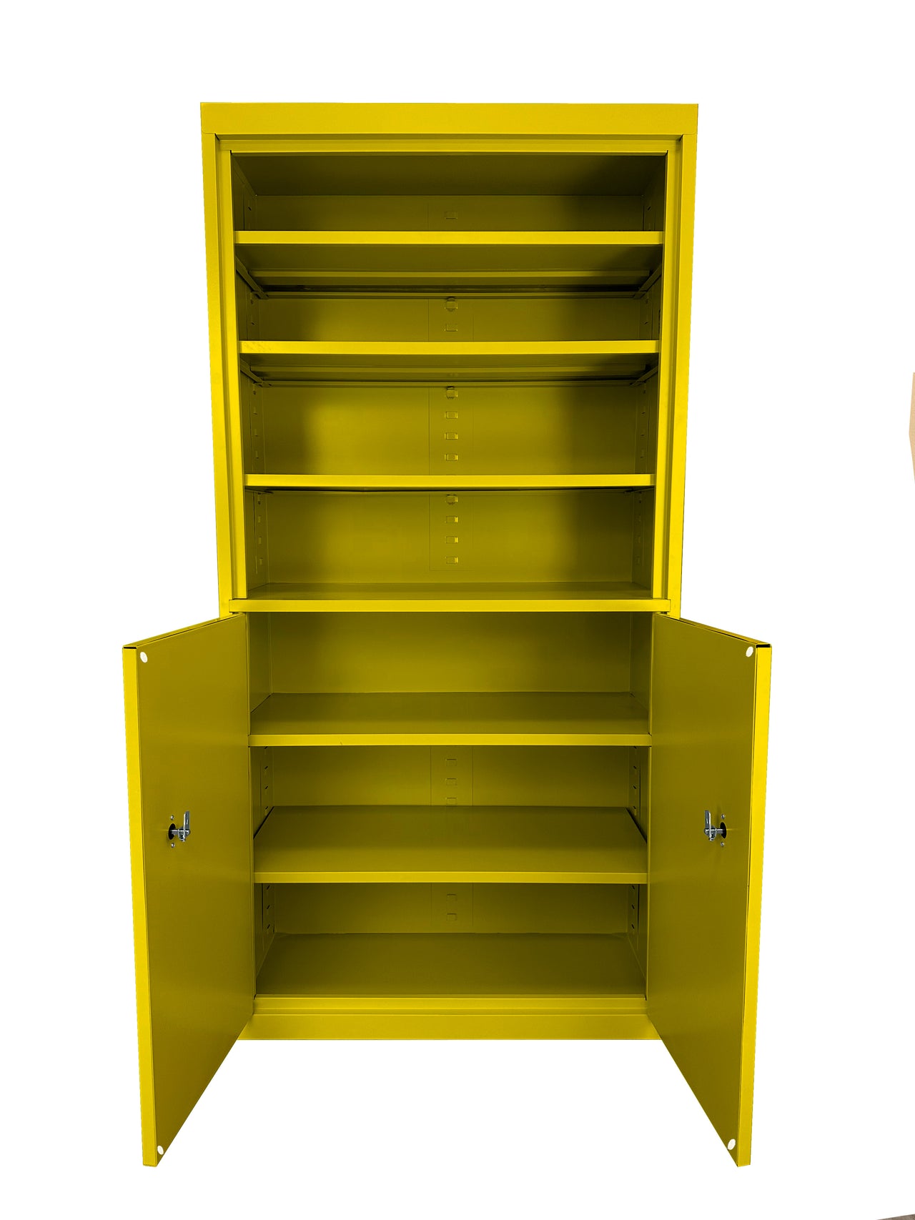 Steel Cabinets USA Multi Purpose Storage-Cabinet Bookcase - 36x18x72 Yellow