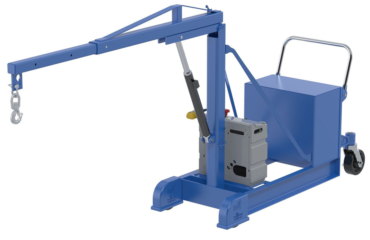 COUNTER BALANCED FLOOR CRANE DC 500 LB
