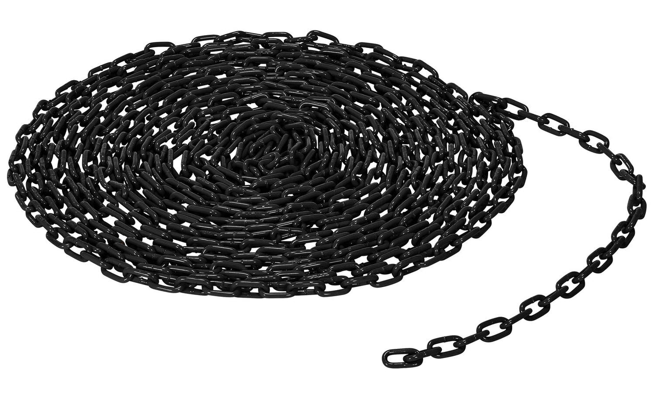 Steel Bollard Safety Chain 10 Foot 3/16 In. Thickness Back